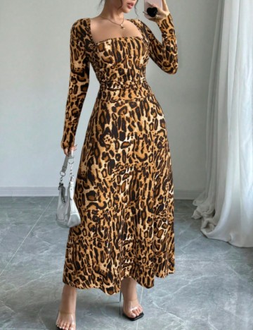 Rochie maxi Shein, mix culori