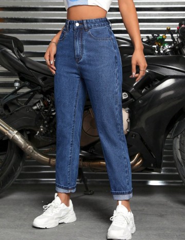 Jeans Shein, albastru