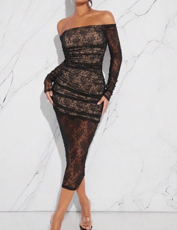 Rochie midi Shein, mix culori