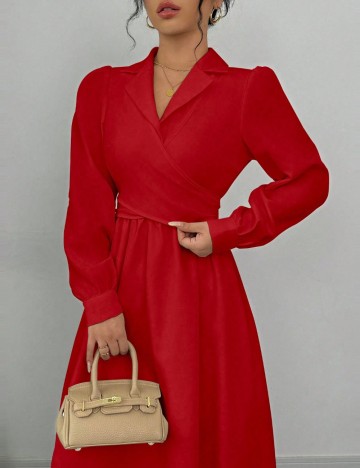 Rochie midi Shein, roșu