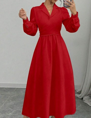 Rochie midi Shein, roșu