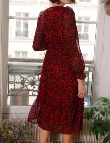 Rochie midi Shein, mix culori