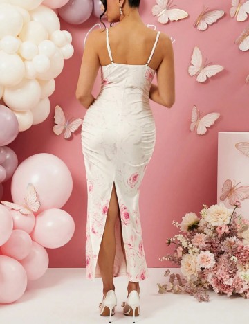 Rochie maxi Shein, mix culori