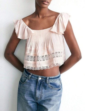 Top Shein, bej