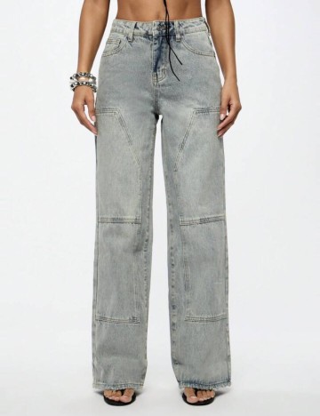 Jeans Shein, albastru