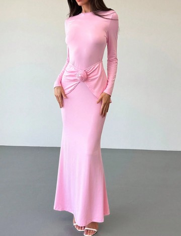 Rochie maxi Shein, roz