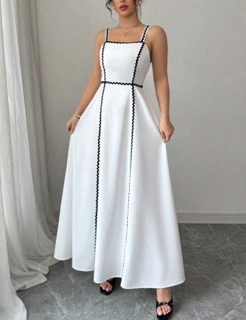Rochie maxi Shein, alb