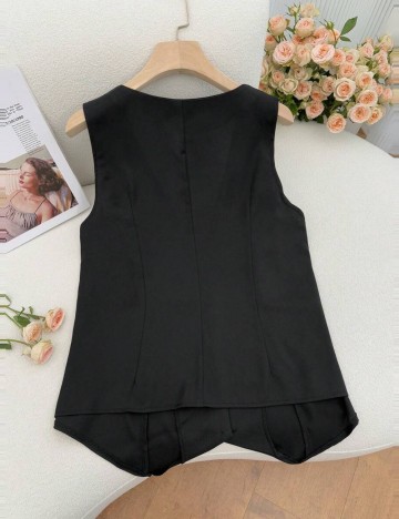 Vestă Shein Curve+, negru