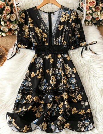 Rochie mini Shein, mix culori
