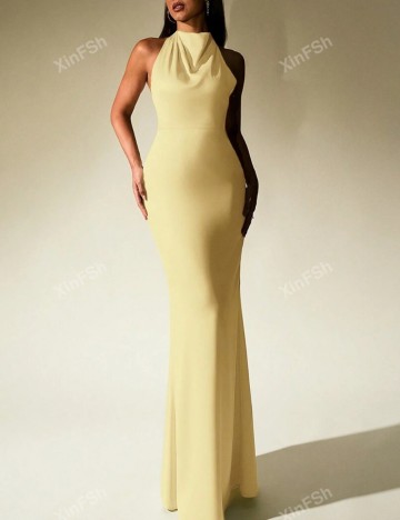 Rochie maxi Shein, galben