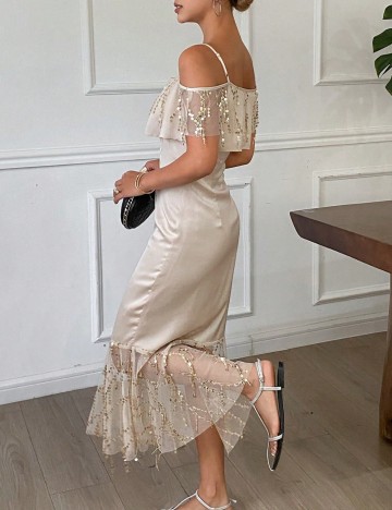 Rochie midi Shein, bej