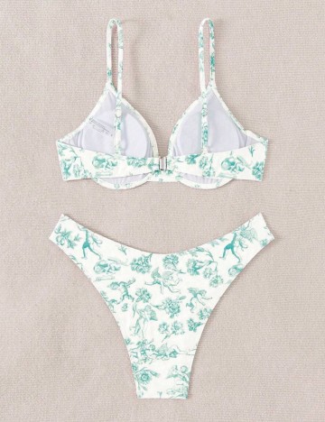 Costum de baie Shein, mix culori