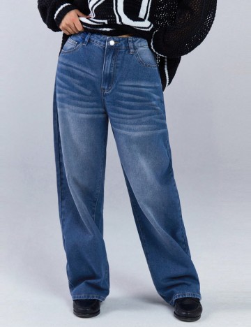 Jeans Shein, albastru