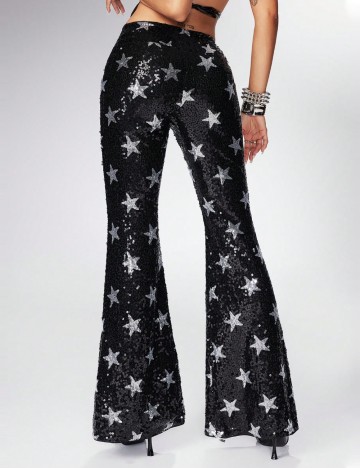 Pantaloni Romwe by Shein, negru