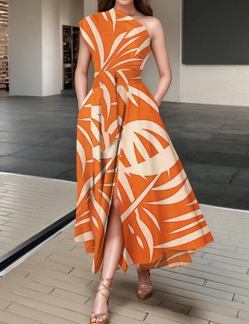 Rochie maxi Shein, mix culori