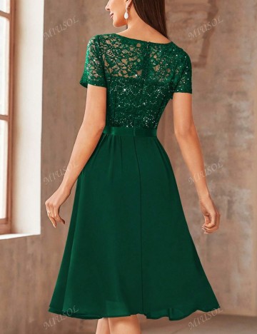 Rochie midi Shein, verde