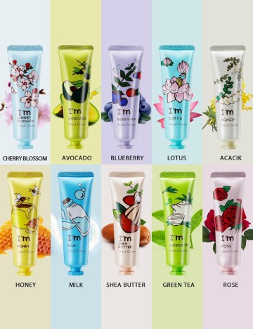 Set creme de mâini Plzrme, alb