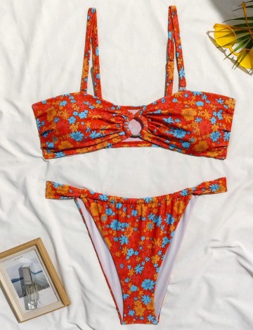 Costum de baie Shein Curve+, mix culori