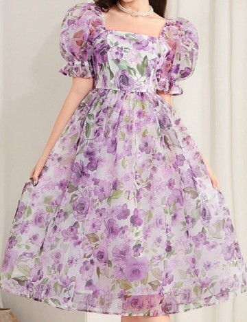 Rochie Shein, mix culori