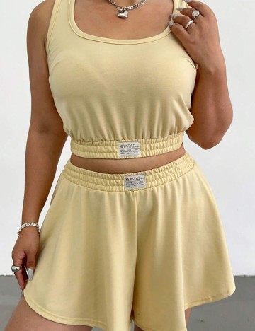 Compleu Shein Curve+, galben