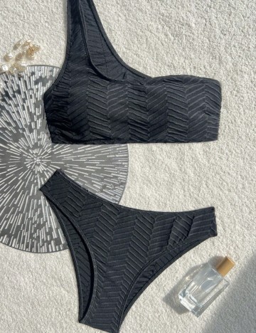 Costum de baie întreg Shein, negru