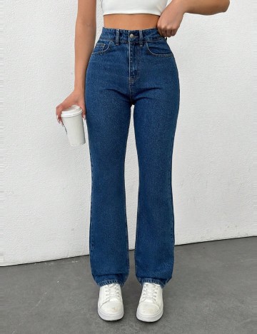 Jeans Shein, albastru
