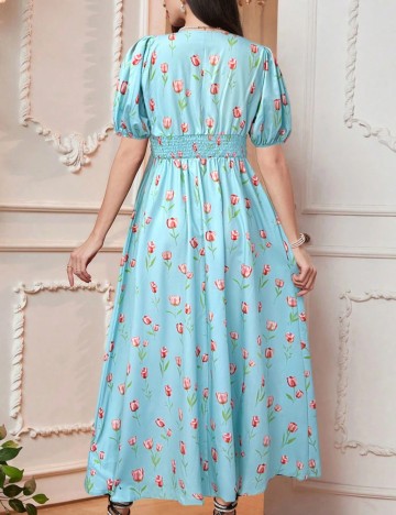 Rochie midi Shein, turcoaz