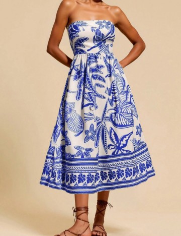 Rochie midi Shein, mix culori