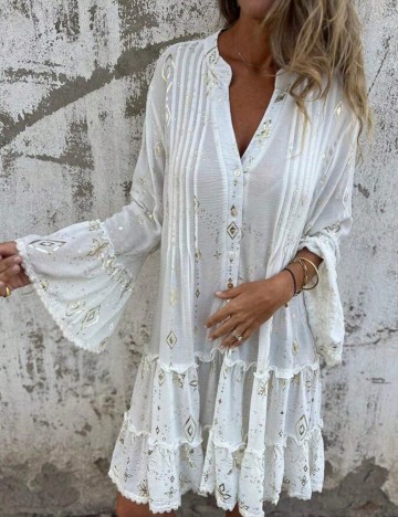 Rochie midi Shein, mix culori