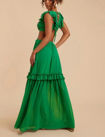 Rochie maxi Shein, verde