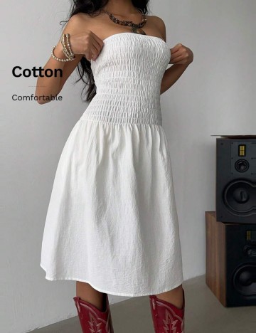 Rochie mini Shein, alb
