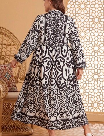 Rochie midi Shein Curve+, alb