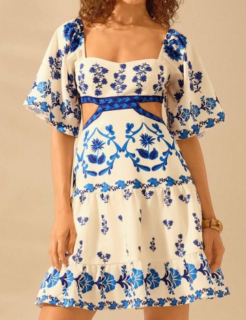 Rochie mini Shein, crem