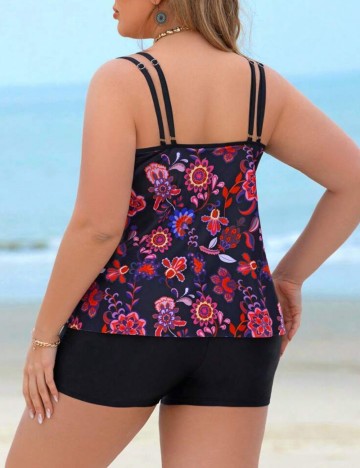 Costum de baie Shein Curve+, mix culori