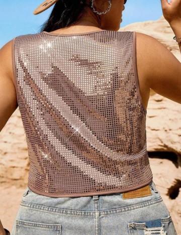 Top Shein Curve+, maro