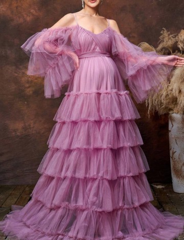 Rochie de ocazie Shein, mov