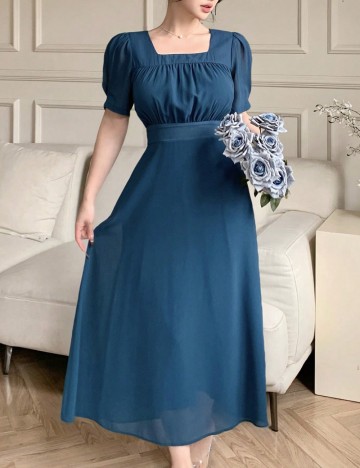 Rochie midi Shein, albastru