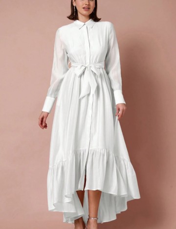 Rochie maxi Shein, alb