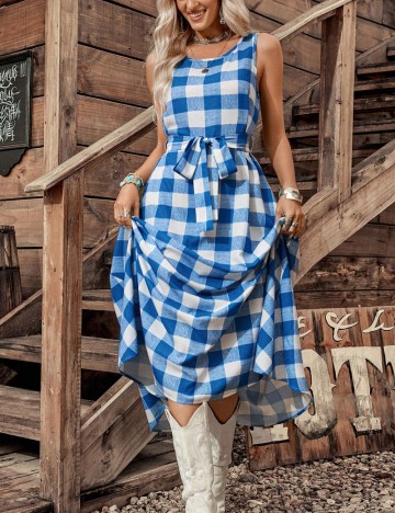 Rochie midi Shein, albastru