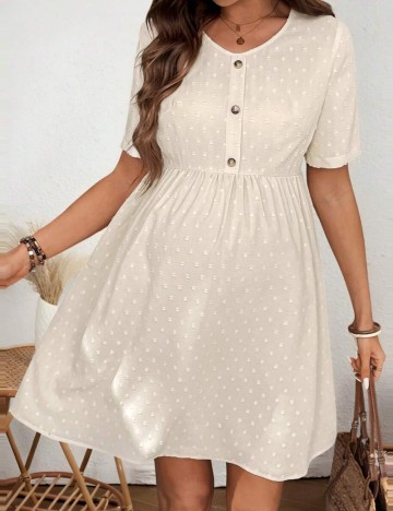 Rochie mini Shein, crem