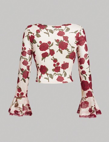 Top Shein Curve+, mix culori