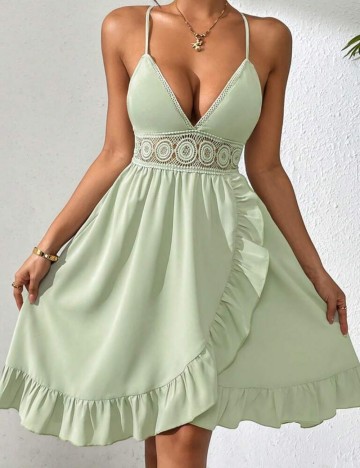 Rochie midi Shein, verde
