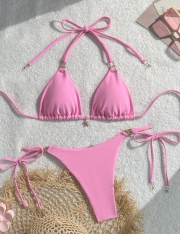 Costum de baie Shein, roz