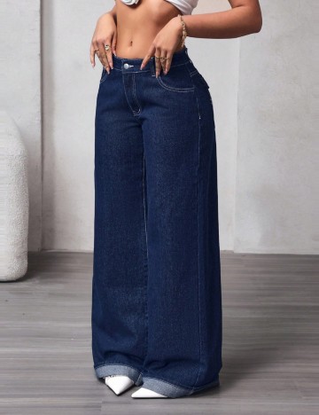 Jeans Shein, albastru