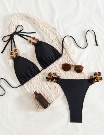 Costum de baie Shein, negru