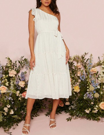 Rochie midi Shein, crem
