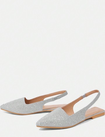 Pantofi Shein, argintiu