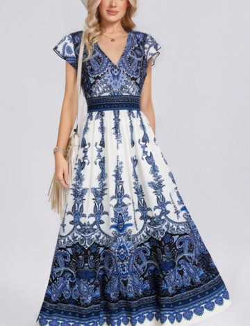 Rochie midi Shein, mix culori