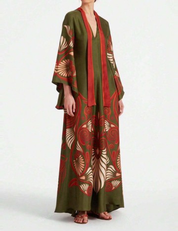 Rochie maxi Shein, mix culori