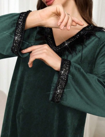 Rochie maxi Shein, verde
